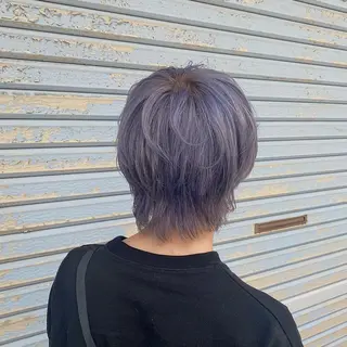 ショート カラー メンズ 比嘉 陽のヘアスタイル