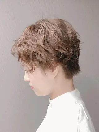 ショート 女性指名人気no.1 尾崎のヘアスタイル