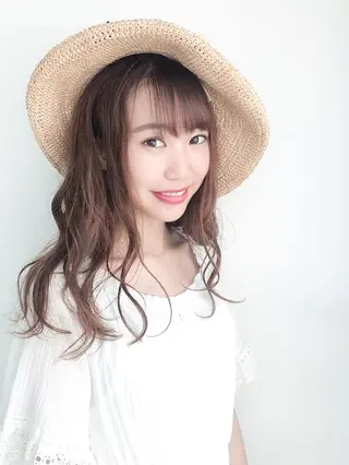 セミロング パーマ 美髪⭐︎髪質改善 井上 康司のヘアスタイル