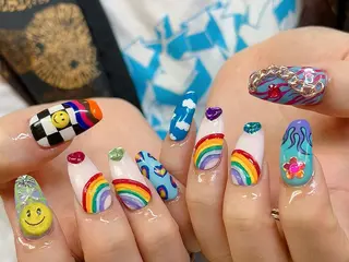 ネイル アイアムアイ 大村磨衣のネイルデザイン