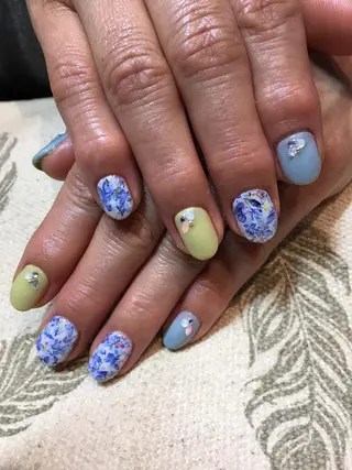 ネイル センター南 eclatのネイルデザイン
