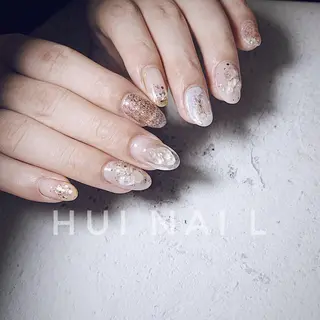 ミディアム めぐみのネイルサロン スタッフ練習のネイルデザイン