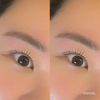 マツエク・マツパ まつげ・眉毛専門 meem.miraiのマツエク・マツパデザイン