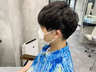 ショート メンズ 半個室メンズ カット🥕羽鳥淳妃のヘアスタイル