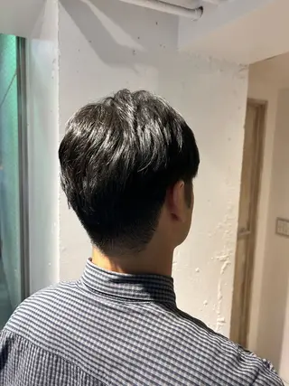 メンズ ♛︎ きっか ♛︎ ヘアアレンジ🩵のヘアスタイル