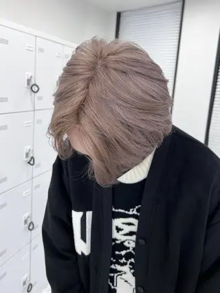 カラー 柔らか🪽うる艶 🎀ブリーチカラーのヘアスタイル