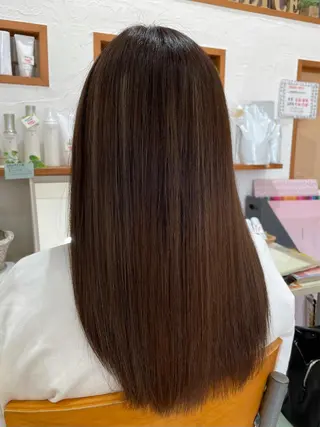 ミディアム パーマ FELICE of hair 田口千尋のヘアスタイル