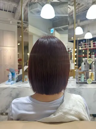 ショート カラー 畑中 夢のヘアスタイル