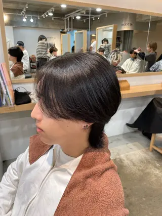 ショート カマタ ハルキのヘアスタイル