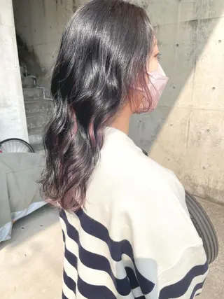 ロング カラー 日高 香織のヘアスタイル