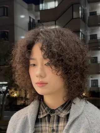 セミロング Tidehair茨木 Riruのヘアスタイル