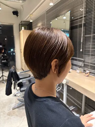 ショート 暖色カラー 奥村陽花のヘアスタイル