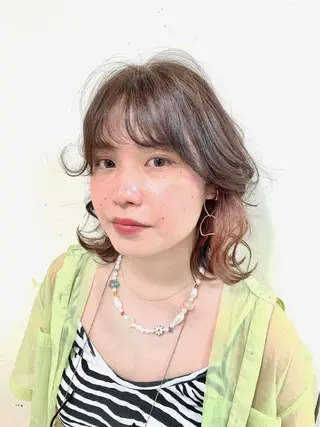 ミディアム 大人デザイン 🍃MORIKA🍃のヘアスタイル
