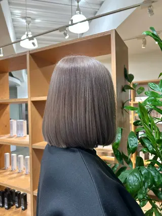 ショート カラー 暖色カラー/美髪矯正 /フクダ モエ🐿のヘアスタイル