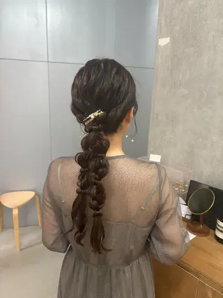 ヘアアレンジ Le'a  谷町🌱 ツボタホノカのヘアスタイル