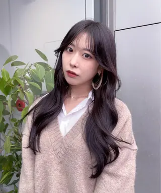 セミロング 🌫️大人韓国ヘア 🌫️naoyaのヘアスタイル