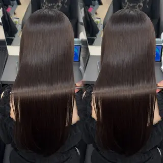 ロング カラー ヘアアレンジ 新宿 /髪質改善/ 縮毛矯正/ヒュウガのヘアスタイル