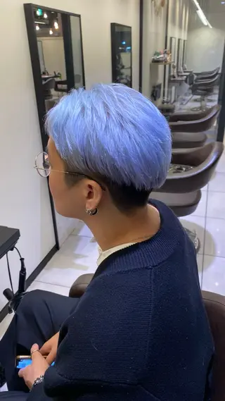 メンズ 野老 海音のヘアスタイル