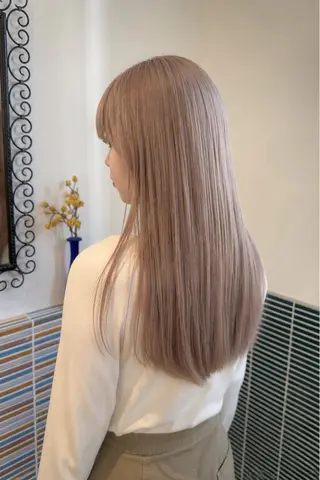 ロング カラー カラー特化/ブリーチ 梅田中崎町/あかりのヘアスタイル