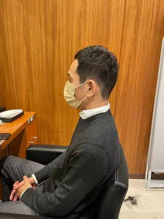 ショート メンズ 髙田 千華 髪質改善ストレートのヘアスタイル