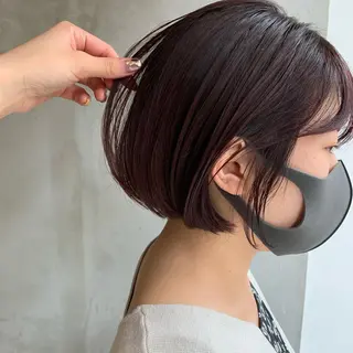 ショート SAKINO. ベージュカラーのヘアスタイル