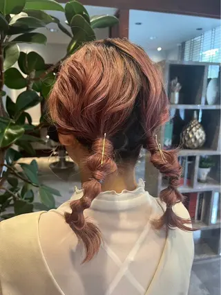 ミディアム 永縄 ゆい真のヘアスタイル