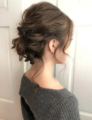ヘアアレンジ ショート✨ボブ✨代表 新田見美仁のヘアスタイル