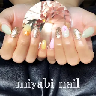 ネイル miyabi nail 桂川駅近くのネイルデザイン