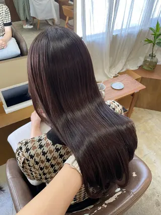 ロング カラー 山下 悠月のヘアスタイル