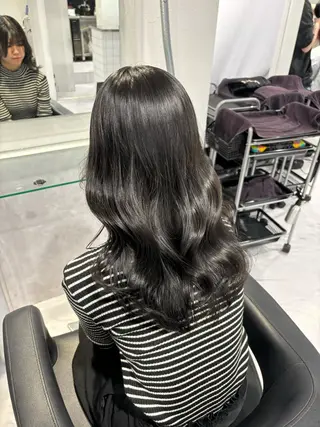 ロング カラー 表参道♡暗髪♡ 艶カラー♡アユミのヘアスタイル