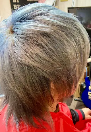 ショート カラー メンズ タカダ ユウキのヘアスタイル