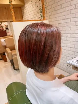 ショート カラー 清水 有実子のヘアスタイル
