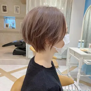 ショート カラー 🌟モテ髪ショート 🌟店長 津賀涼のヘアスタイル