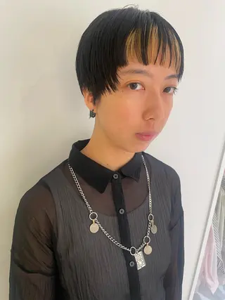 ショート カラー 【吉祥寺】ショート/ レイヤーボブ/ryoのヘアスタイル