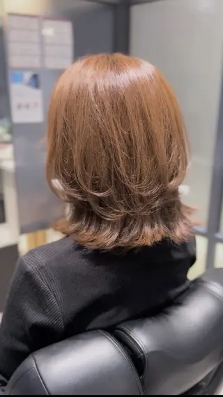 ミディアム 艶カラー /顔周り◎ 小川泰輝🫧のヘアスタイル