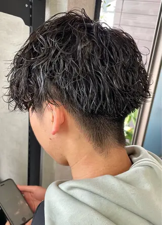 パーマ メンズ 大島 渓翔のヘアスタイル
