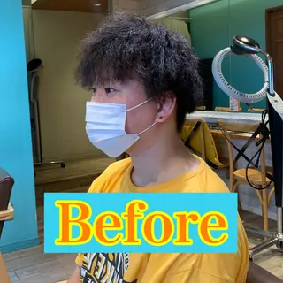 ショート パーマ メンズ メンズパーマ&メンズ 縮毛矯正/平野/渋谷のヘアスタイル