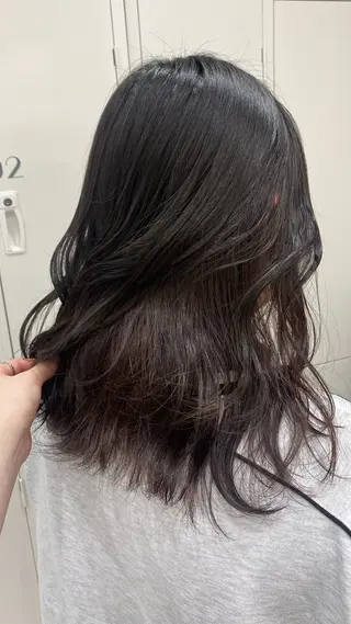 ミディアム カラー ヘアアレンジ ボブ /ニュアンス/ satomi🧸💖のヘアスタイル