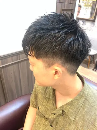 メンズ フリーランス理美容師 いさかのヘアスタイル