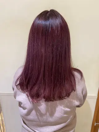 セミロング カラー 🐺ウルフ/レイヤー 似合わせ‎🤍沙羅のヘアスタイル