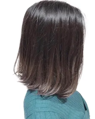 ミディアム カラー ケアブリーチ /髪質 改善/古橋圭史郎のヘアスタイル