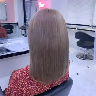セミロング カラー 🩰透明感カラー♡ UTA🩰のヘアスタイル