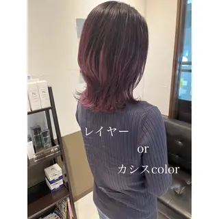 ミディアム カラー 坂井田 浩樹のヘアスタイル