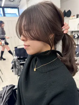 ロング カラー Amaretto かなのヘアスタイル