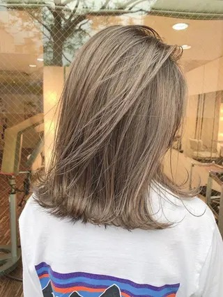 ミディアム カラー 髪質改善サロン 心斎橋ARCHEのヘアスタイル