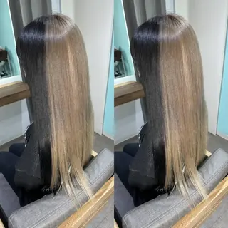 ロング ヘアアレンジ カラー キッズ メンズ 韓国ヘアならお任せ♡ 馴染ませ達人👸yuのヘアスタイル