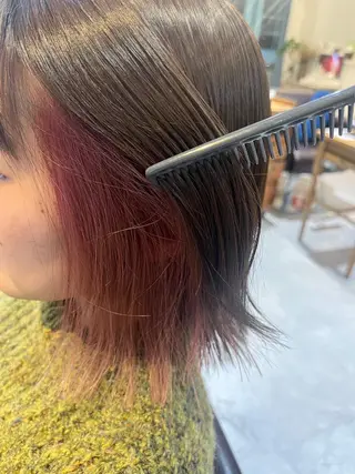 ミディアム カラー ツヤカラー🫧Sae ネイルモデル募集中のヘアスタイル