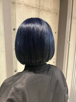 ミディアム カラー ヘアアレンジ ボブ×艶カラー 特化・リクト💥のヘアスタイル