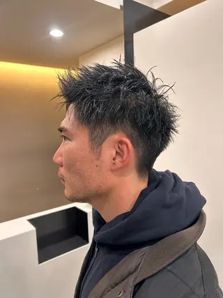 メンズ 河田 日和のヘアスタイル