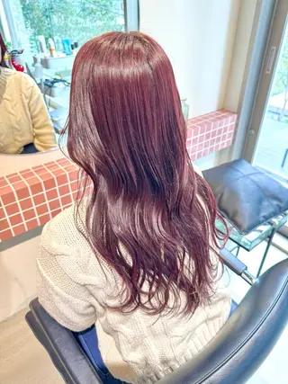 ロング カラー 髪質改善マスター 長尾勇弥/梅田中津のヘアスタイル
